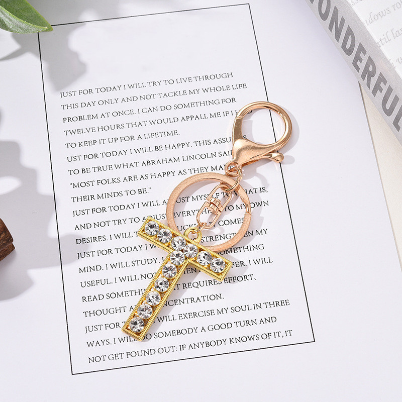 Breloc cu pandantiv cu literă AZ cu strass Breloc cu pandantiv pentru mașină, la modă simplă, pentru unisex, cataramă cu homar, breloc pentru doamne, bijuterii cu pandantiv