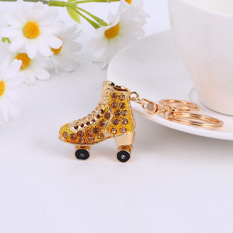 Patine de modă Pantofi Brelocuri Cristal Strasuri Pantofi Pandantiv Breloci Suport chei Poșetă Geantă Cataramă Pandantiv Cadou creativ