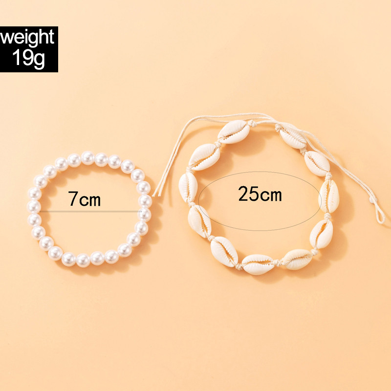 Tocona 2 buc/seturi gleznele de frânghie de vară pentru femei bărbați sandale desculțe accesorii de bijuterii boeme reglabile 21464