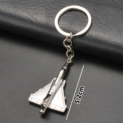 Raktų pakabukai vyrams Automobilio krepšys Raktų pakabukas Lėktuvo modelis Kovotojas Žaislas Lėktuvo modelis Kovotojas Aircrafe Kelionės mados papuošalai Dovana
