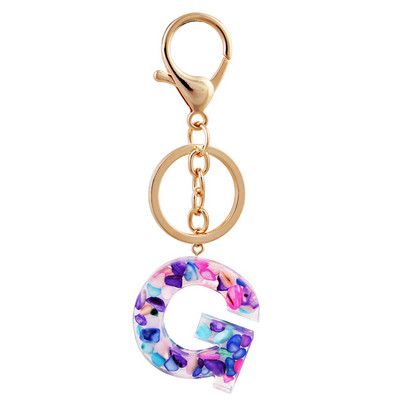 Breloc cu litere engleză Nou Breloc cu pandantiv acrilic pentru bărbați, femei, breloc mașină, nume simplu, bricolaj, accesorii, bijuterii, cadou