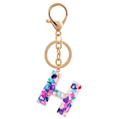 Breloc cu litere engleză Nou Breloc cu pandantiv acrilic pentru bărbați, femei, breloc mașină, nume simplu, bricolaj, accesorii, bijuterii, cadou