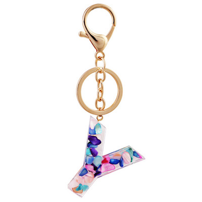 Breloc cu litere engleză Nou Breloc cu pandantiv acrilic pentru bărbați, femei, breloc mașină, nume simplu, bricolaj, accesorii, bijuterii, cadou