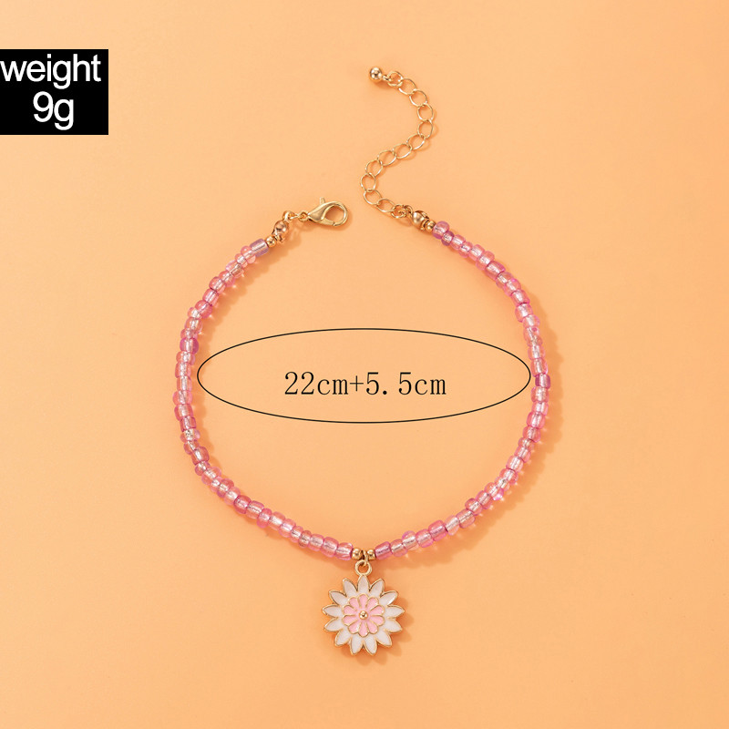 Tocona glezne colorate cu strasuri pentru femei, lanț pentru picioare de perle de lux, sandale desculțe, cadou de bijuterii boeme