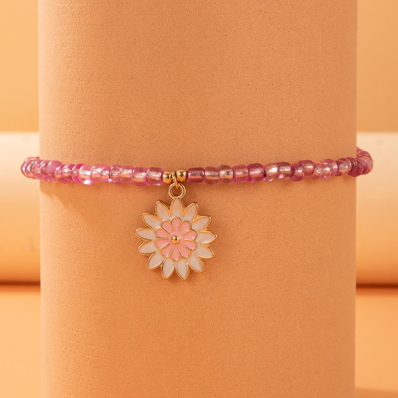 Tocona glezne colorate cu strasuri pentru femei, lanț pentru picioare de perle de lux, sandale desculțe, cadou de bijuterii boeme