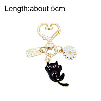 Κορέα χαριτωμένα καρτούν Μπρελόκ για γάτα Γυναικεία κλειδιά αυτοκινήτου Τσάντα Μπρελόκ Διακόσμηση Κρεμαστό Γούρια Love Heart Κρεμαστό Μπρελόκ Δώρα για πάρτι