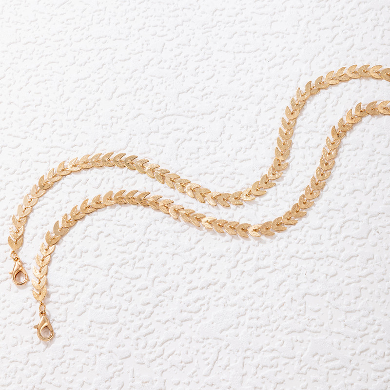 Tocona INS, la modă, gleznă cu lanț gros, pentru femei, brelocuri, ciucuri, frunze, litere, aliaj, metal, lanț pentru picioare, bijuterii boeme, cadou