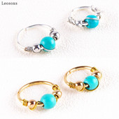 Leosoxs 1vnt Sprogimo įvyniojimas nosies žiedas nosies nagų nosies ornamentas ausų kaulas nagų kūno auskarų vėrimas papuošalai