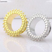 Leosoxs, 2 piese, bijuterii pentru piercing pentru ureche, pentru urechi, expansor pentru urechi, dopuri pentru urechi și tuneluri