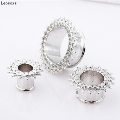 Leosoxs, 2 piese, bijuterii pentru piercing pentru ureche, pentru urechi, expansor pentru urechi, dopuri pentru urechi și tuneluri