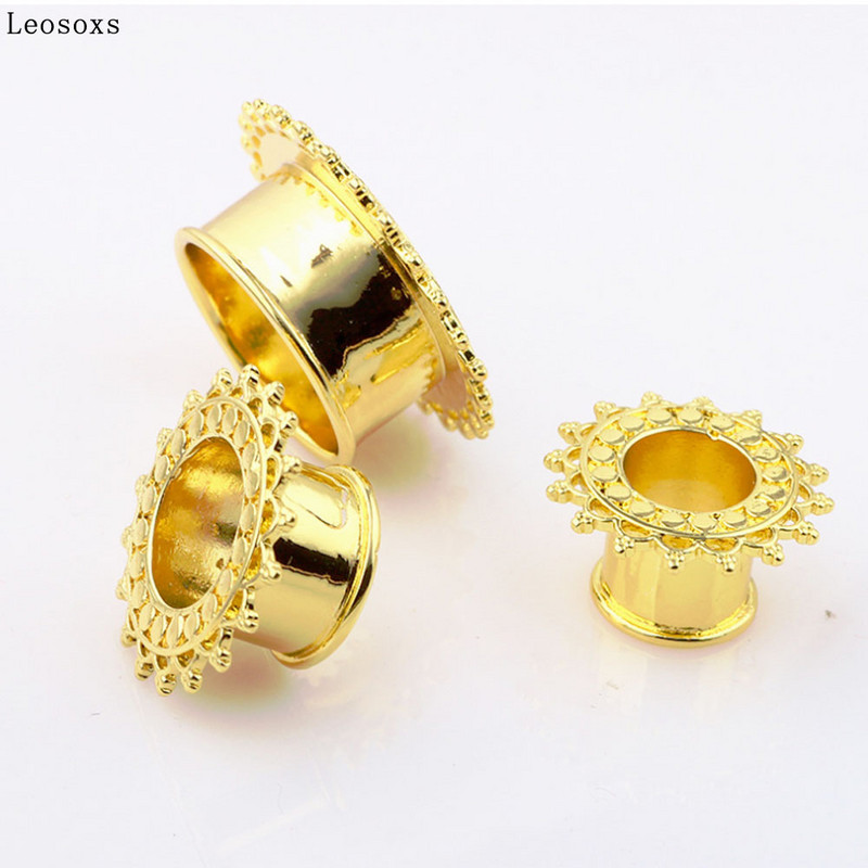 Leosoxs, 2 piese, bijuterii pentru piercing pentru ureche, pentru urechi, expansor pentru urechi, dopuri pentru urechi și tuneluri