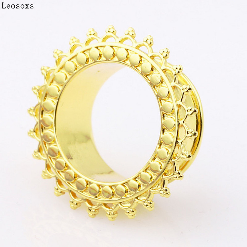 Leosoxs, 2 piese, bijuterii pentru piercing pentru ureche, pentru urechi, expansor pentru urechi, dopuri pentru urechi și tuneluri