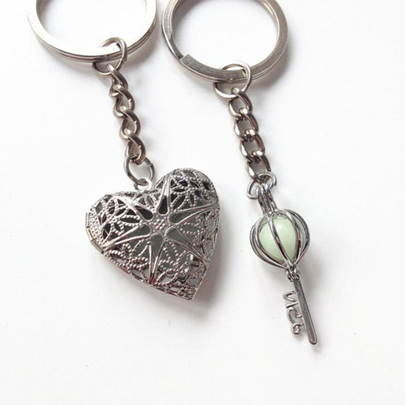 1 pereche de chei pentru iubitorii inimii mele care strălucesc în întuneric Breloc pentru ziua Îndrăgostiților Favoruri de nuntă și suveniruri cadou Rechizite pentru petrecerea de nuntă