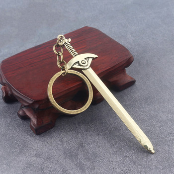 Παιχνίδι Neverwinter Nights Sword Keychain Eye Logo Όπλο Μοντέλο Μπρελόκ για γυναίκες Κοσμήματα μπρελόκ για άνδρες