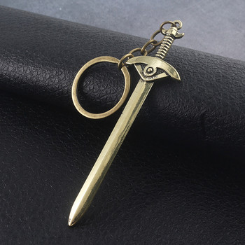 Παιχνίδι Neverwinter Nights Sword Keychain Eye Logo Όπλο Μοντέλο Μπρελόκ για γυναίκες Κοσμήματα μπρελόκ για άνδρες