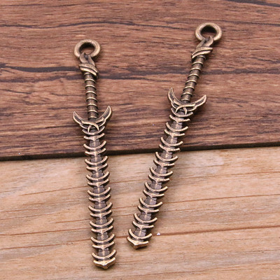 10 buc. 15 stiluri, aliaj mixt, 2 culori, cavaler, sabie, cuțit, pistol, arc farmece pentru bijuterii, bricolaj, arme lucrate manual, pandantiv