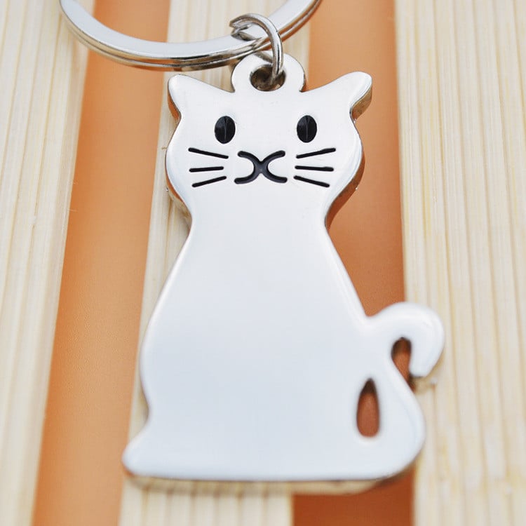 Hot Cartoon Cat Breloc Geanta Charm Accesorii Breloc Noi Bărbați Femei Cadou cuplu Bijuterii K2034