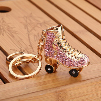 Μπρελόκ Σακίδιο πλάτης Γυναικείο Rhinestone Roller Skates Κρεμαστό Μπρελόκ Στολίδια