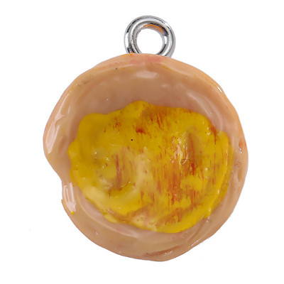 10 vnt Dirbtinės maistinės dervos pakabukai duonos pyragaičiai sausainiai apyrankės papuošalai. Kawaii mielas žavesys raktų pakabukų priedai