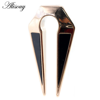 Alisouy 1vnt nerūdijančio plieno įdėklas Korpusas ausų svoriai Sunkus segtukas plėtiklis Neštuvai Kaiščiai matuokliai Auskarai kūno auskarų vėrimas papuošalai