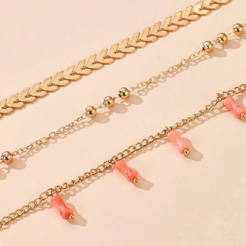 Tocona 2 buc/seturi de glezne cu ciucuri cu strasuri colorate pentru femei, aurii, metale grele, lanț gros pentru picioare, sandale desculțe, bijuterii