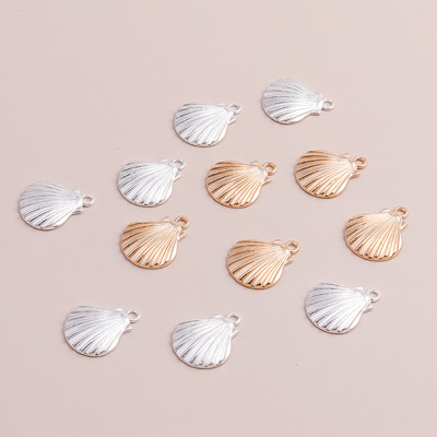 10 buc. Auriu, argintiu, pandantive în stil oceanic, bijuterii, brățări lucrate manual, 25x20 mm, realizarea de bricolaj, găsirea de accesorii de bijuterii