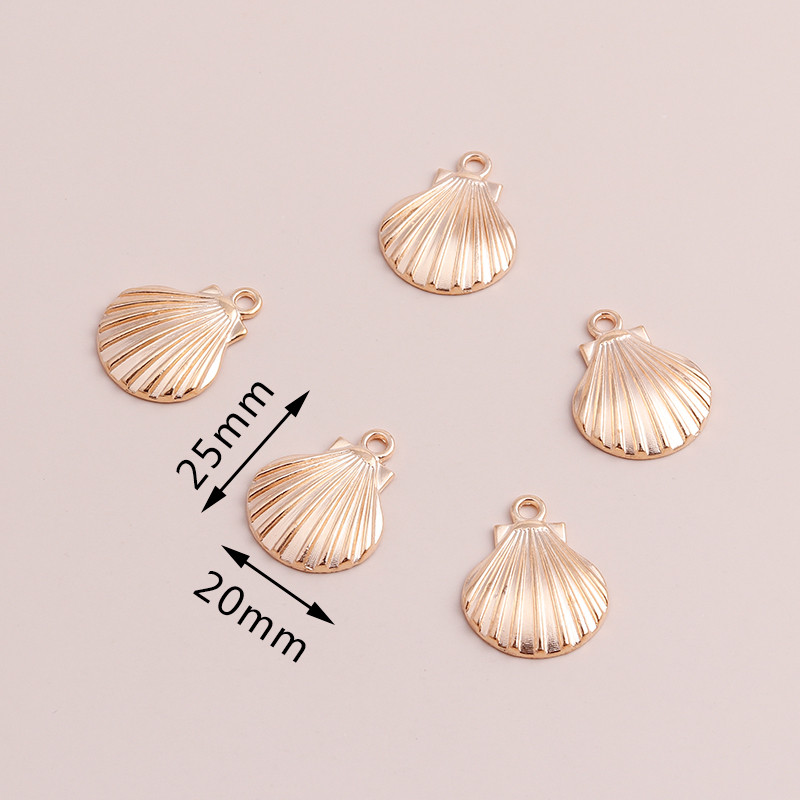 10 buc. Auriu, argintiu, pandantive în stil oceanic, bijuterii, brățări lucrate manual, 25x20 mm, realizarea de bricolaj, găsirea de accesorii de bijuterii