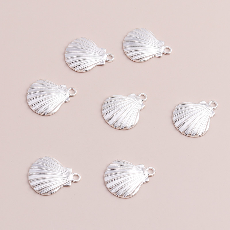 10 buc. Auriu, argintiu, pandantive în stil oceanic, bijuterii, brățări lucrate manual, 25x20 mm, realizarea de bricolaj, găsirea de accesorii de bijuterii