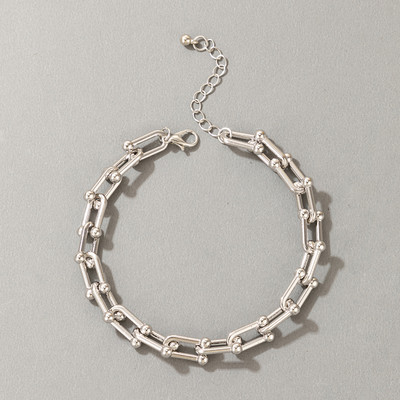 Lant Tocona Punk din aliaj din metale grele pentru picior gros pentru femei NouLa modă, aliaj, metal, reglabil, accesorii de bijuterii boeme 19992