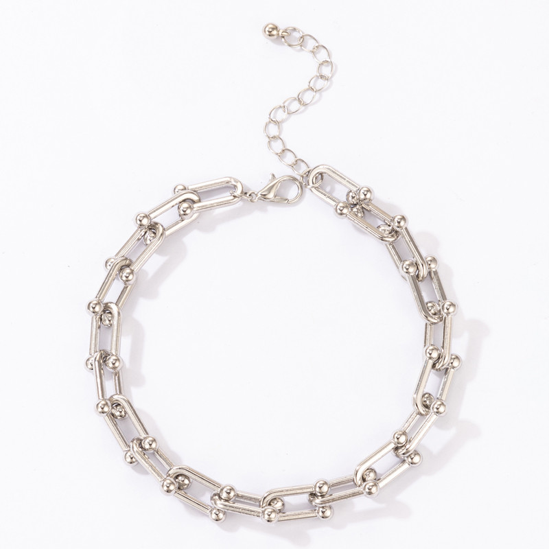 Lant Tocona Punk din aliaj din metale grele pentru picior gros pentru femei NouLa modă, aliaj, metal, reglabil, accesorii de bijuterii boeme 19992