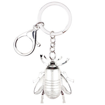 Μπρελόκ από κράμα σμάλτου Bonsny Bee Honeybee Μπρελόκ Δαχτυλίδια Μοναδικά κοσμήματα ζώων Δώρα για Γυναίκες Κορίτσια Τσάντα Γούρια Θήκη αυτοκινήτου