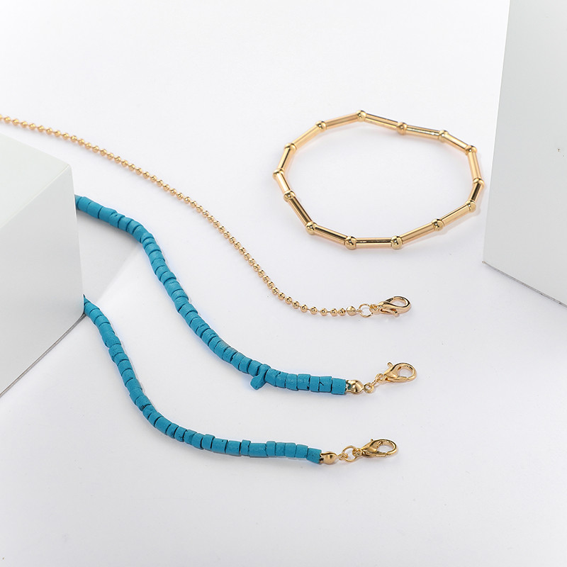 Tocona Bohemia Crystal Shell Pearl Set narukvica za žene šarm šarene višeslojne sjemenke perle uže ženski nakit za zabavu na plaži