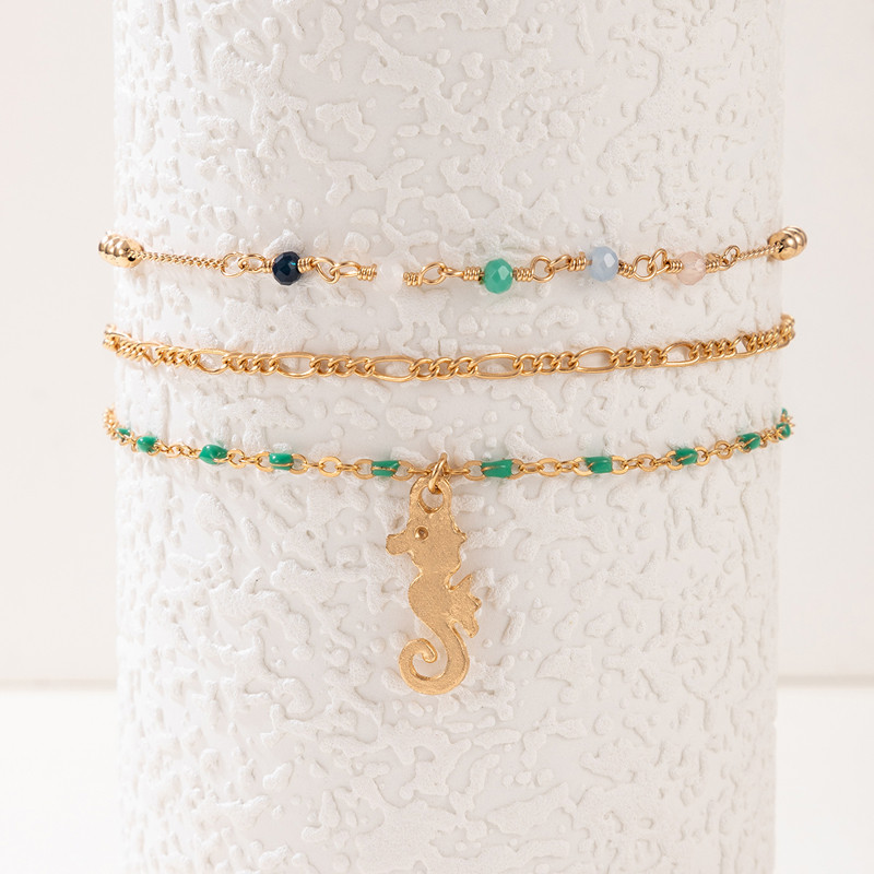 Tocona frânghie colorate gleznele realizate manual cu margele pește sandale desculțe lanț reglabil pentru picioare Bijuterii Bohemain pentru femei bărbați