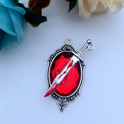 5 komada 42*23 mm gotičke crvene i crne kristalne ruže s reljefnim okvirom Dodaci DIY rukotvorine Izrada šarm privjesak Izrada nakita