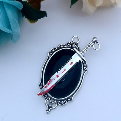 5 komada 42*23 mm gotičke crvene i crne kristalne ruže s reljefnim okvirom Dodaci DIY rukotvorine Izrada šarm privjesak Izrada nakita