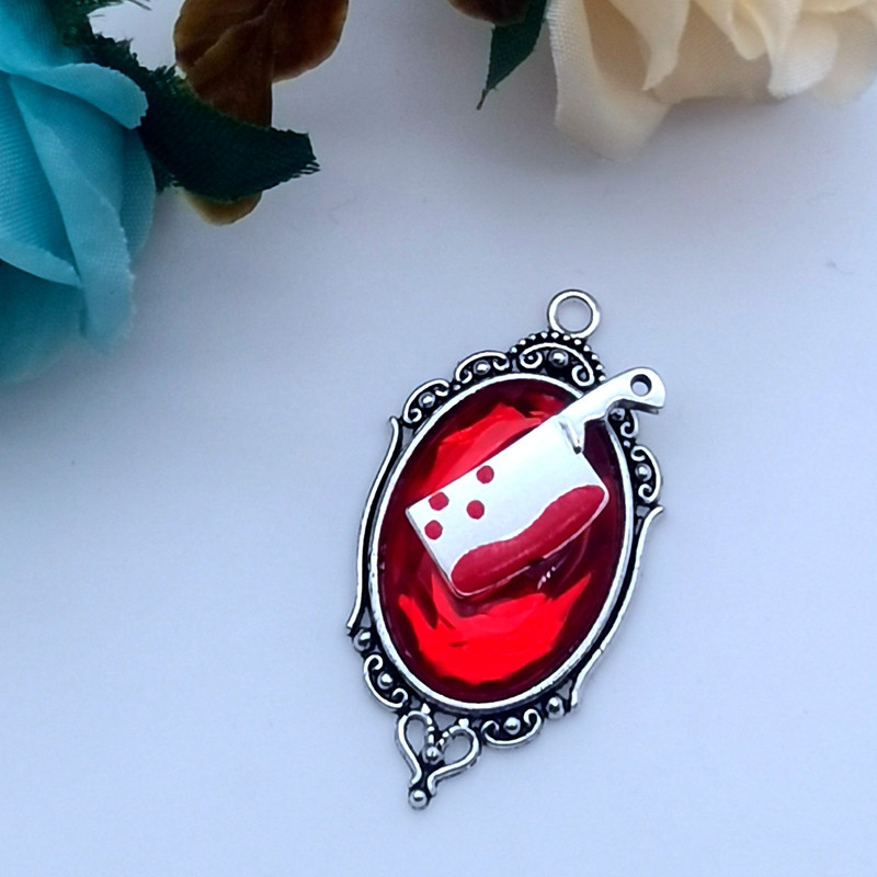 5 komada 42*23 mm gotičke crvene i crne kristalne ruže s reljefnim okvirom Dodaci DIY rukotvorine Izrada šarm privjesak Izrada nakita