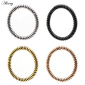 Alisouy 1 buc din oțel inoxidabil, cerc răsucit pentru urechi, greutăți pentru urechi, expansoare grele, dopuri pentru targă, calibre, cercei, bijuterii pentru piercing pentru corp