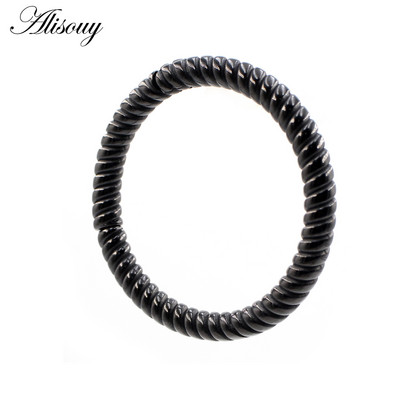 Alisouy 1 buc din oțel inoxidabil, cerc răsucit pentru urechi, greutăți pentru urechi, expansoare grele, dopuri pentru targă, calibre, cercei, bijuterii pentru piercing pentru corp