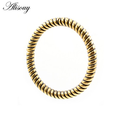 Alisouy 1 buc din oțel inoxidabil, cerc răsucit pentru urechi, greutăți pentru urechi, expansoare grele, dopuri pentru targă, calibre, cercei, bijuterii pentru piercing pentru corp