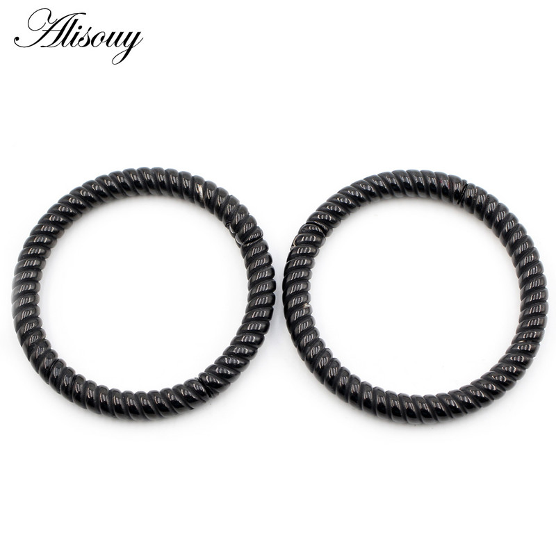 Alisouy 1 buc din oțel inoxidabil, cerc răsucit pentru urechi, greutăți pentru urechi, expansoare grele, dopuri pentru targă, calibre, cercei, bijuterii pentru piercing pentru corp