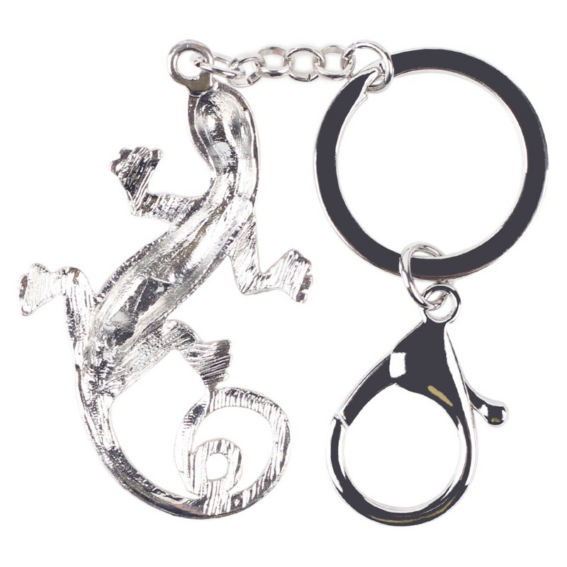 Bonsny 2016 smalț aliaj gecko șopârlă aliaj metal breloc breloc cadou pentru femei fete geanta farmec breloc ultimele bijuterii