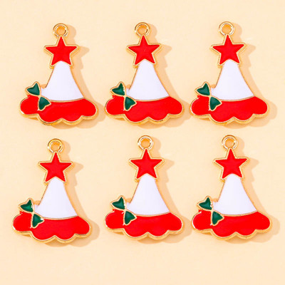 20 ks nových vianočných krištáľových zirkónových náhrdelníkov so snehovou vločkou, príveskov, príveskov pre DIY náušnice, ručne vyrábané šperky, darček pre ženy a dievčatá.