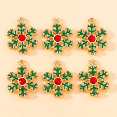 20 ks nových vianočných krištáľových zirkónových náhrdelníkov so snehovou vločkou, príveskov, príveskov pre DIY náušnice, ručne vyrábané šperky, darček pre ženy a dievčatá.