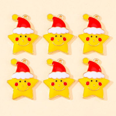 20 ks nových vianočných krištáľových zirkónových náhrdelníkov so snehovou vločkou, príveskov, príveskov pre DIY náušnice, ručne vyrábané šperky, darček pre ženy a dievčatá.