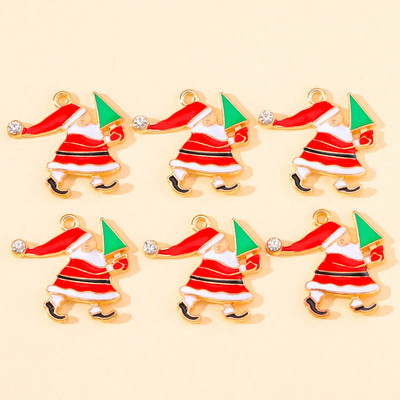 20 ks nových vianočných krištáľových zirkónových náhrdelníkov so snehovou vločkou, príveskov, príveskov pre DIY náušnice, ručne vyrábané šperky, darček pre ženy a dievčatá.