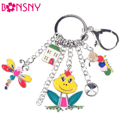 Bonsny 2016 email email broasca fluture omida animal breloc pentru femei fete geanta breloc breloc bijuterii accesorii