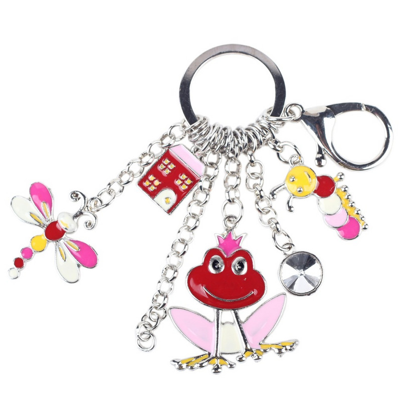 Bonsny 2016 email email broasca fluture omida animal breloc pentru femei fete geanta breloc breloc bijuterii accesorii