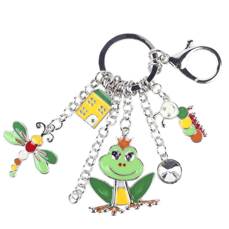 Bonsny 2016 email email broasca fluture omida animal breloc pentru femei fete geanta breloc breloc bijuterii accesorii