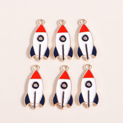 10 bucăți email stele astronaut Charms pentru bricolaj brățări și coliere 2 stiluri găsire bijuterii lucrate manual