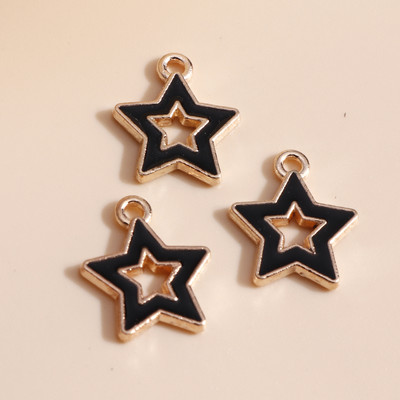 10 bucăți email stele astronaut Charms pentru bricolaj brățări și coliere 2 stiluri găsire bijuterii lucrate manual